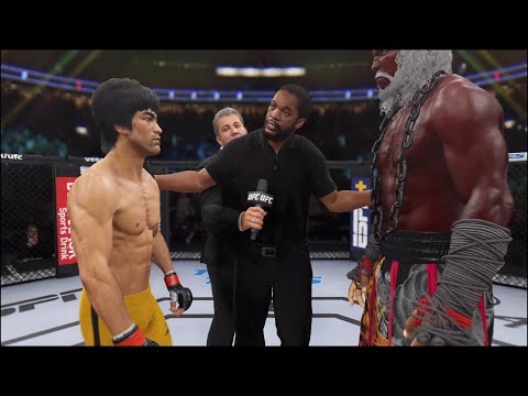 Bruce Lee vs. Old Nick - EA Sports UFC 4 - Epic Fight 🔥🐲