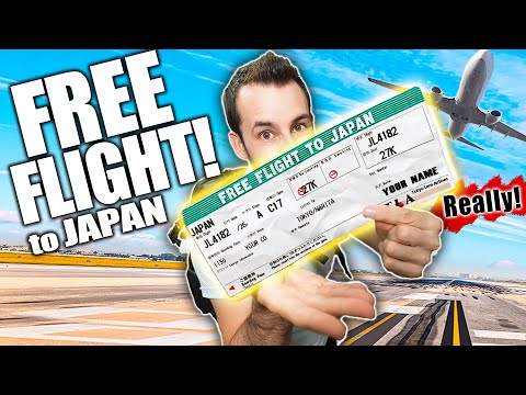 我正在送出飛往日本的免費班機！！。(認真的）。 (I'm Giving Away a FREE FLIGHT to JAPAN!!! (Seriously))
