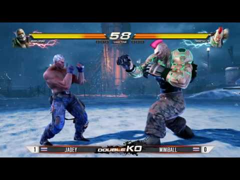[TH] Double KO : TEKKEN 7 Loser Final : Jadey [Kaz] vs Miniball [Jack-7]