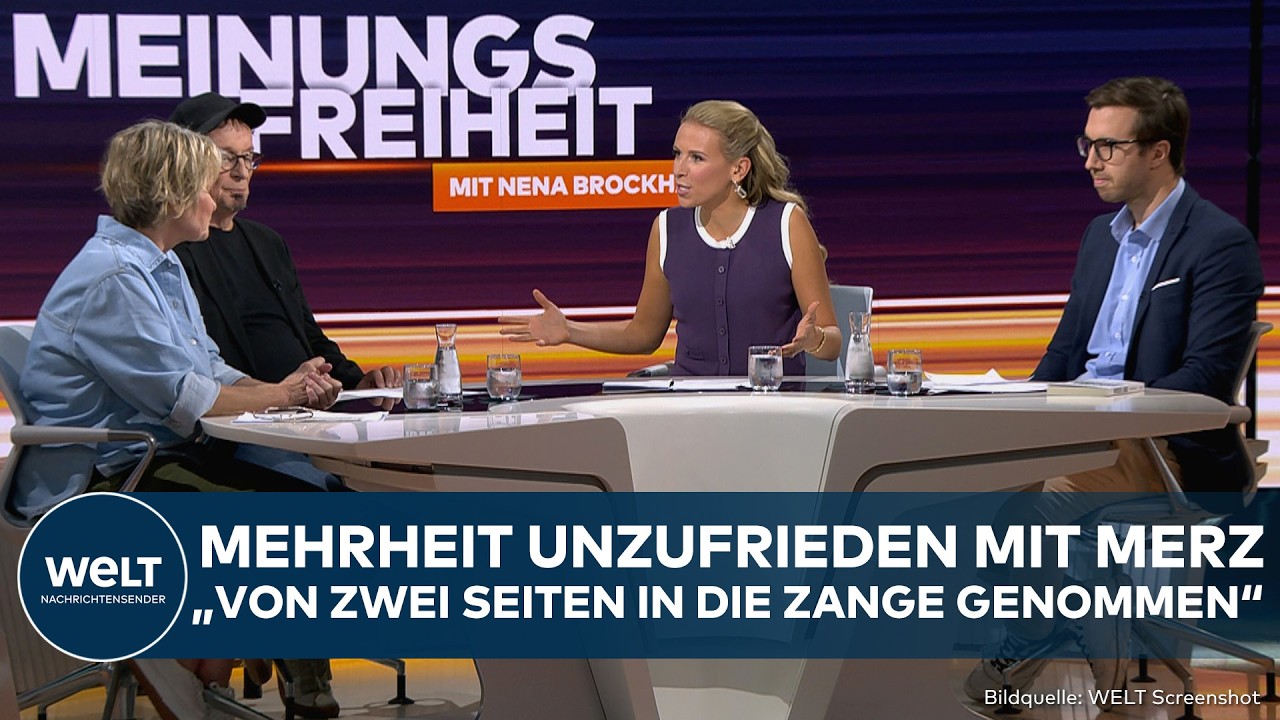 DEUTSCHLAND: Mehrheit unzufrieden mit Merz! Kanzler in der Zange? I MEINUNGSFREIHEIT ganze Sendung