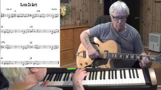 Olhos De Gato - Jazz guitar & piano cover ( Carla Bley )