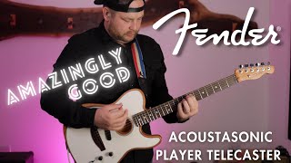 Video thumbnail for The @fender Acoustasonic Player Telecaster is genuinely awesome...Review and Demo by Jeremy Sheppard