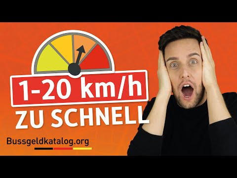 🏎️ 1 - 20 km/h zu schnell: 💰Diese Bußgelder kommen auf euch zu!