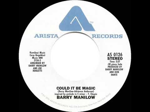 1975 HITS ARCHIVE: Could It Be Magic - Barry Manilow (stereo 45--1975 single version)