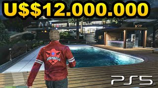 GTA V - EXPLORANDO A MANSÃO GIGANTE DO JOGO! (PS5 GAMEPLAY)