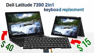 How to replace keyboard on Dell Latitude 7390 2in1, only $15. The money shot.