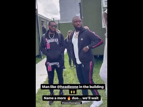 Headie One Links Up With Fumez The Engineer Backstage At Parklife Festival 2022 | Audio Saviours