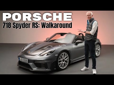 Thumbnail for 2024 Porsche 718 Spyder RS Revealed : Walkaround by Porsche 718