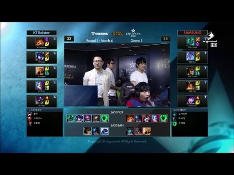 KT vs SSG Game 1 Highlights Champions Korea Summer 2015