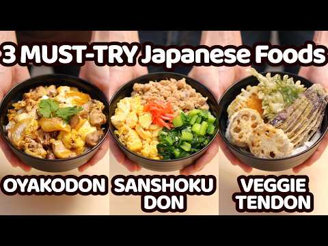 3 Must-Try Japanese Foods You Can't Miss: Oyakodon, Homey Meals etc.
