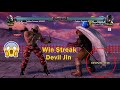 55 Win Streak Devil Jin Met My Bryan In Ranked