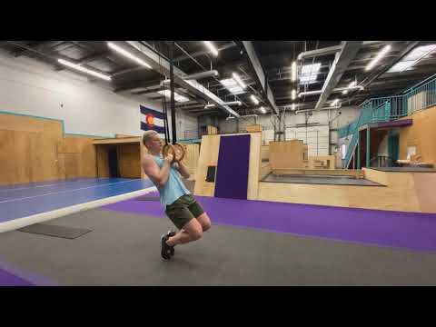 Sissy squat ring pass thru