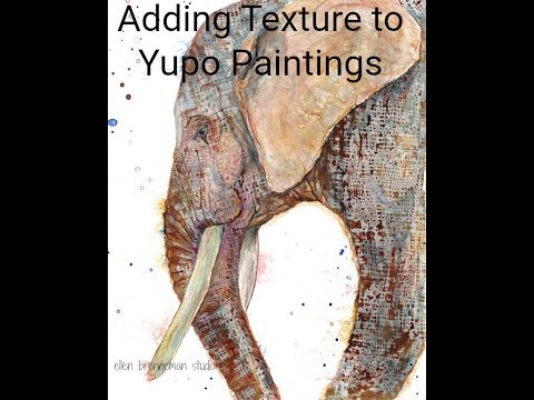 Best Yupo paper tip using stamps!