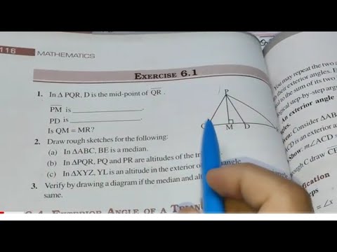 Traingle and it's Property Ex 6.1 Chapter- 6 || Class 7th Maths