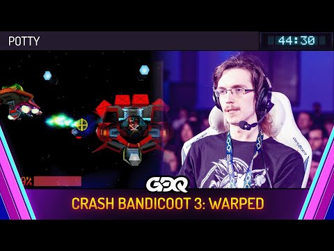 Crash Bandicoot 3: Warped by Potty in 44:30 - Awesome Games Done Quick 2026