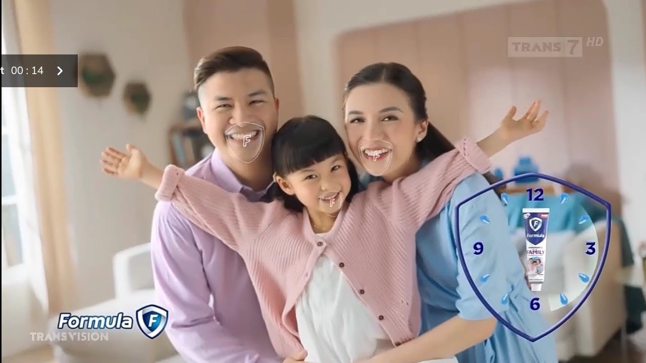 TVC Iklan Pasta Gigi Formula Family x Glenn Alinskie & Chelsea Olivia (Maret 2024) | TRANS7 HD