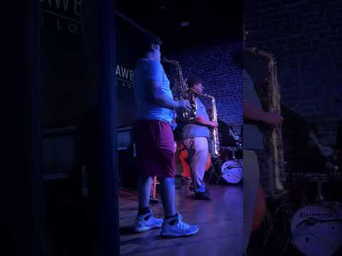 Rhythm-a-ning - Kendrick Smith (straight alto) Trio featuring Evan Christman (me/alto)