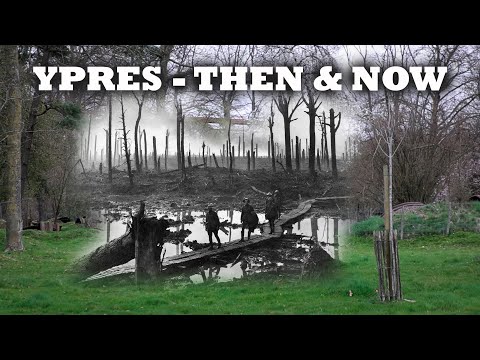 Fascinating Ypres Then & Now Photographs : WW1, First World War