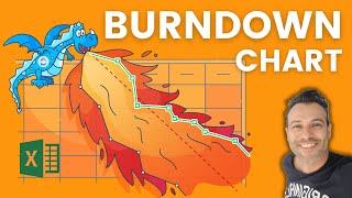 How to Create an Excel BurnDown Chart (or Sprint Chart) in simple steps