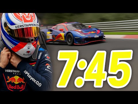 New Record! Max Verstappen FLYING on the Nürburgring Nordschleife - Ferrari 296 GT3