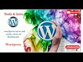 Wordpress Tools WP Admin Wordpress Admin Panel
