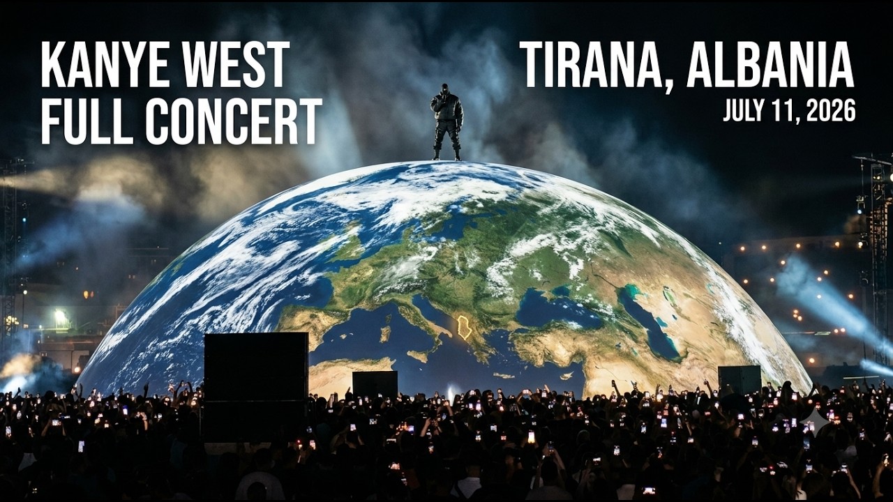 The globe stage at Tirana, Albania, Sat 11 Jul 2026