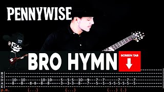 ?PENNYWISE?[ Bro Hymn ] cover by Masuka | LESSON | GUITAR TAB