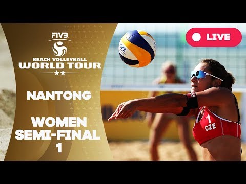 Волейбол Nantong 2-Stars — 2018 FIVB Beach Volleyball World Tour — Women Semi Final 1