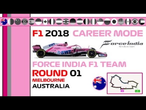New Game. New Season. New Team. F1 2018 - Force India Career Mode.