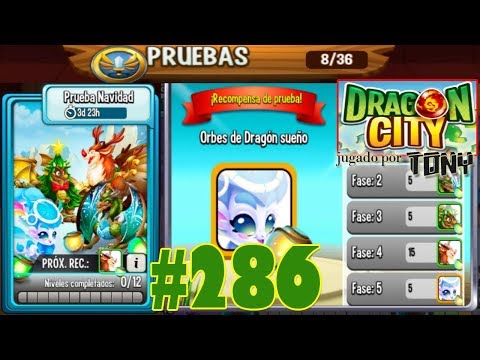 Dragon City "Capítulo 286 - Prueba de Orbes: Navidad (varios dragones)" por Tony