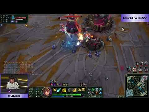 GENG Ruler Ezreal Pro View | T1 vs GENG | 2025 LCK Round 1-2 W1D5