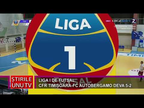LIGA I DE FUTSAL:  CFR TIMIȘOARA-FC AUTOBERGAMO DEVA 5-2