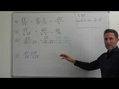 Quadratwurzel - Rationalmachen des Nenners