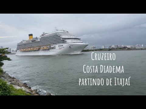 Cruzeiro Costa Diadema partindo de Itajaí/ Santa Catarina