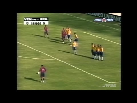 Rogério Ceni Faz Defesa No Canto da Trave - Venezuela 0x6 Brasil 2000