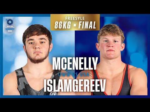 Bozigit ISLAMGEREEV (UWW) vs. Maxwell MCENELLY (USA) | U20 WORLDS  | FS 86kg Gold Medal