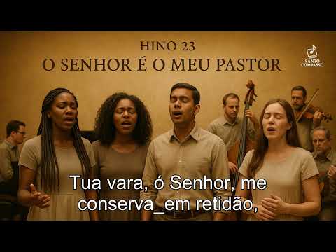 Hino 23 CCB - O Senhor é o meu Pastor (estilo Coral Americano)