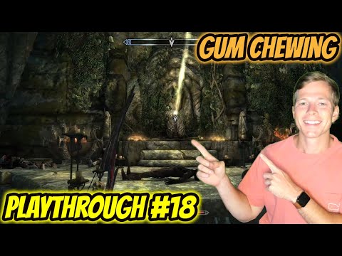 ASMR Gaming: Skyrim | Relaxing Playthrough #18! - Gum Chewing & Whispering