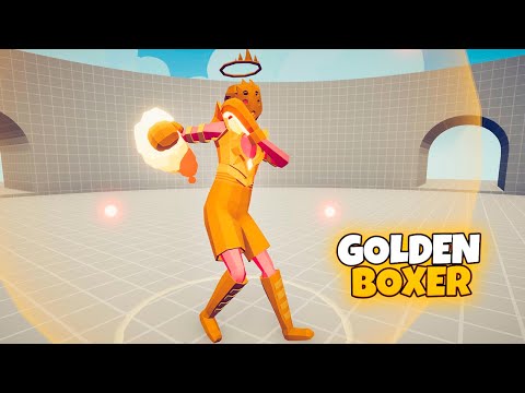 GOLDEN BOXER 1 vs 1 UNITS | TABS Totally Accurate Battle Simulator