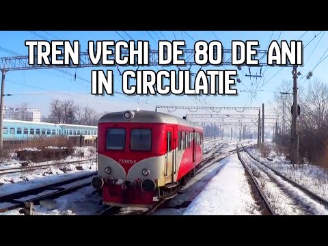 Tren vechi de 80 ani ca tren Regio Suceava Nord - Botoșani - 09.02.2014