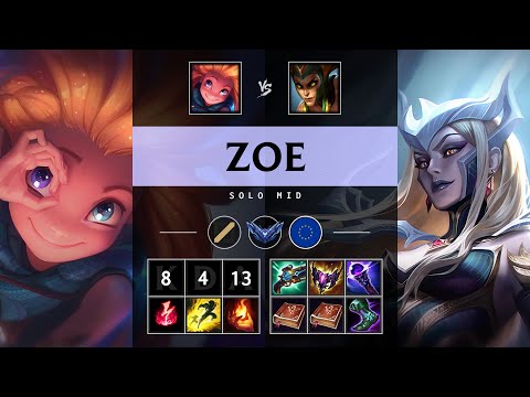 Zoe Mid vs Cassiopeia: Rampage - EUW Diamond Patch 14.24