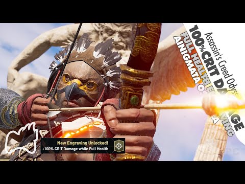 Assassin's Creed Odyssey HowTo Get 100% CRIT DAMAGE Full Health Engraving Ainigmata Ostraka Location