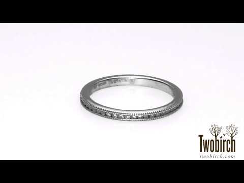 Eternity Band With Milgrained Edges -TwoBirch