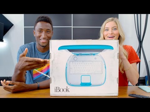Unboxing a SEALED iBook G3 with MKBHD!
