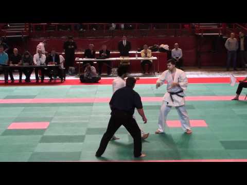 2011 European Kyokushin Karate Championship in Paris, March 26 7th fight of the day