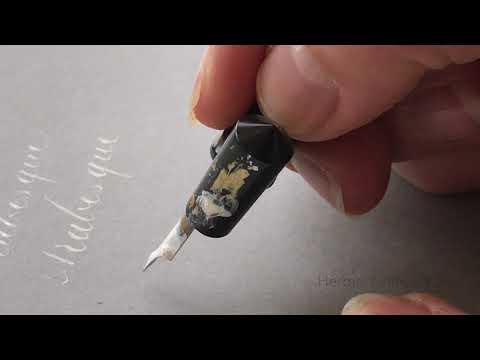 5 white inks you can use for calligraphy and brush lettering