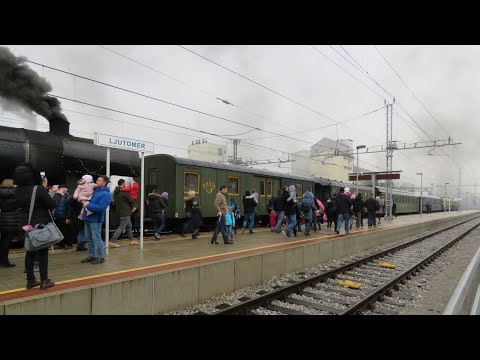 Muzejski vlak z Božičkom v Ljutomeru