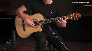 Video thumbnail for RCE141NT, Family Series Pro, Solid Canadian Engelmann Spruce, with electronics by Ortega Guitars - Official Product Videos