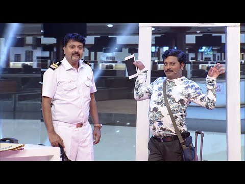 Thakarppan Comedy l Funfilled Airport scenes... l Mazhavil Manorama