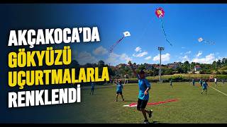  Akçakoca'da Gökyüzü Uçurtmalarla Renklendi
